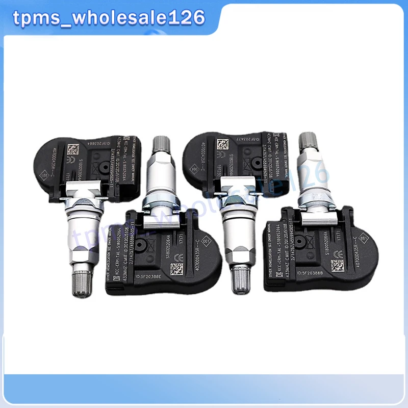 4PCS/Lot Tire Pressure Monitor Sensor 407000435R For Renault Fluence Laguna Latitude Megane Van Scenic TPMS 433MHZ 40700-0435R