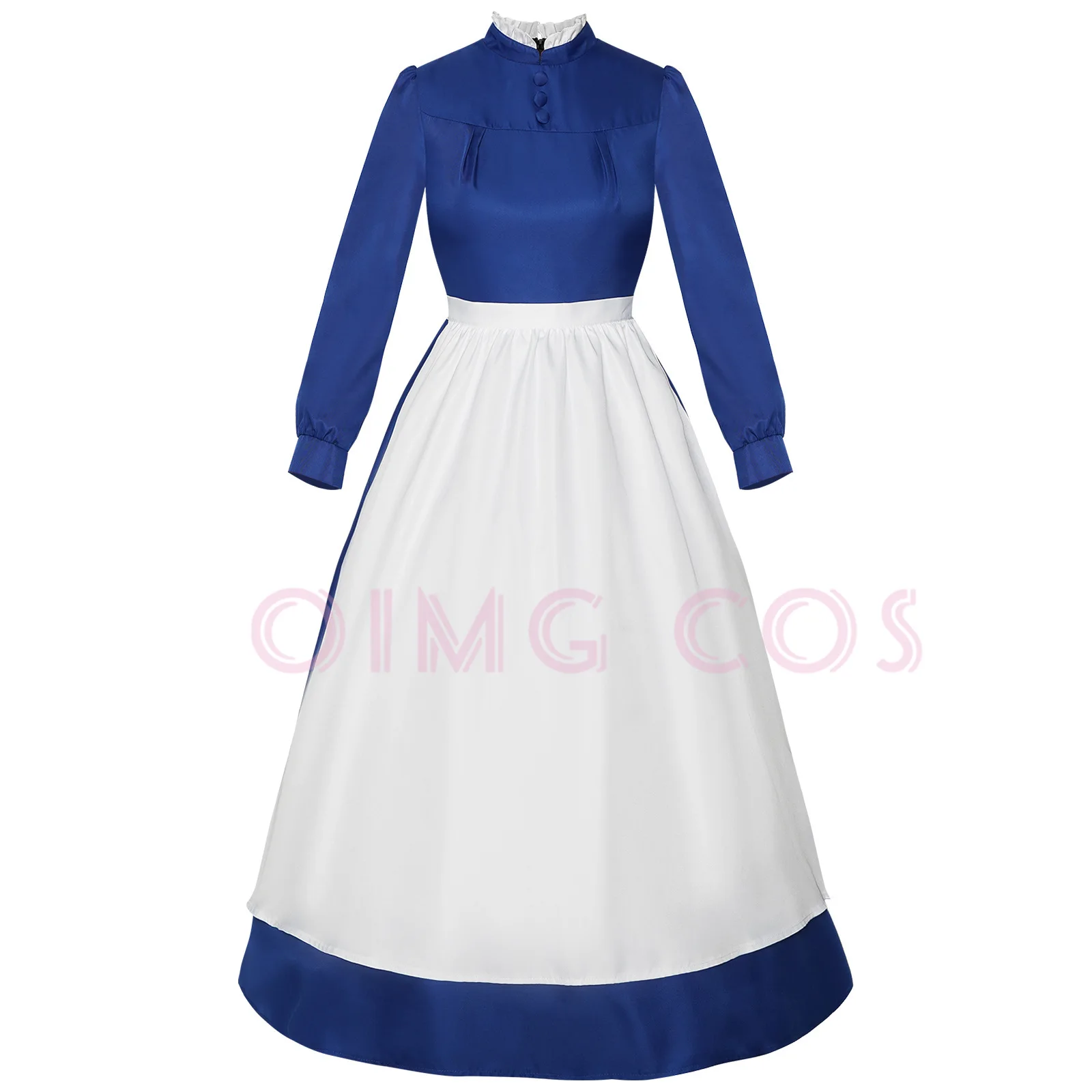 Howl's Moving Castle Sophie Blue Dress Cosplay Costume Full Set Adult Halloween Carnival Cloak For Comic Con Cos Events view 3