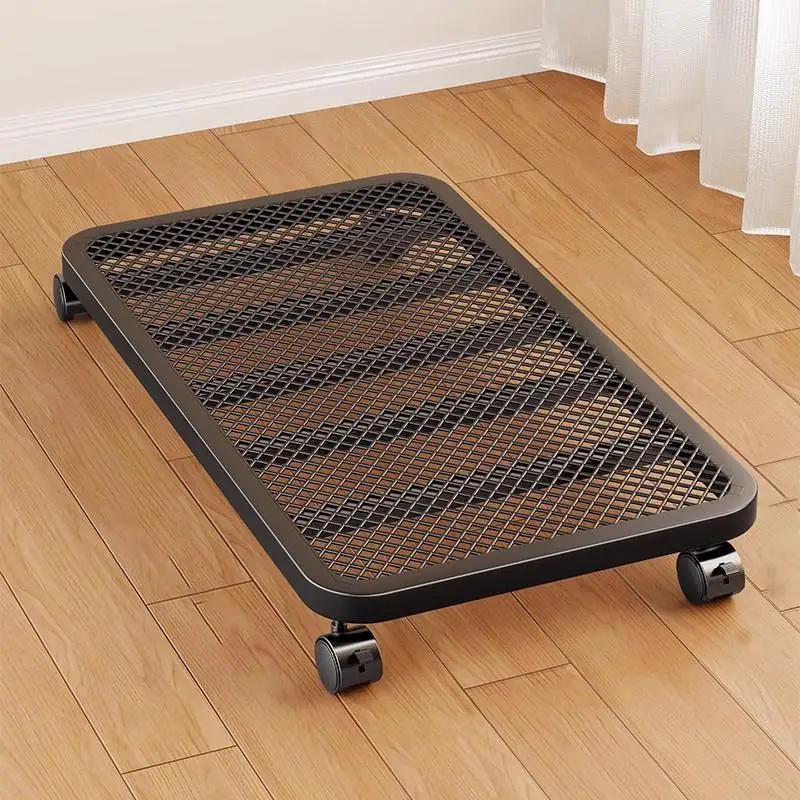 heavy-duty-iron-plate-turtle-cart-portable-shopping-cart-with-silent-universal-wheels-adult-hand-pull-cart-for-moving-and-tra