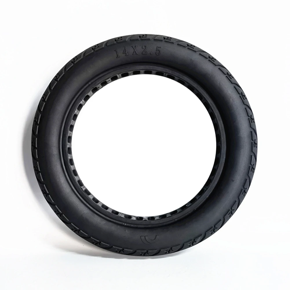 14 Inch 14x2.50 Solid Tyre Electric Bike 2.50-10 Tire Ebike Replacement Rubber Tires Durable Solid Tyre E-bike Accessories Part