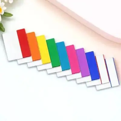 

Semi-Transparent Waterproof Index Tabs for Books Notebooks Folders Diaries Quick Information Retrieval Versatile