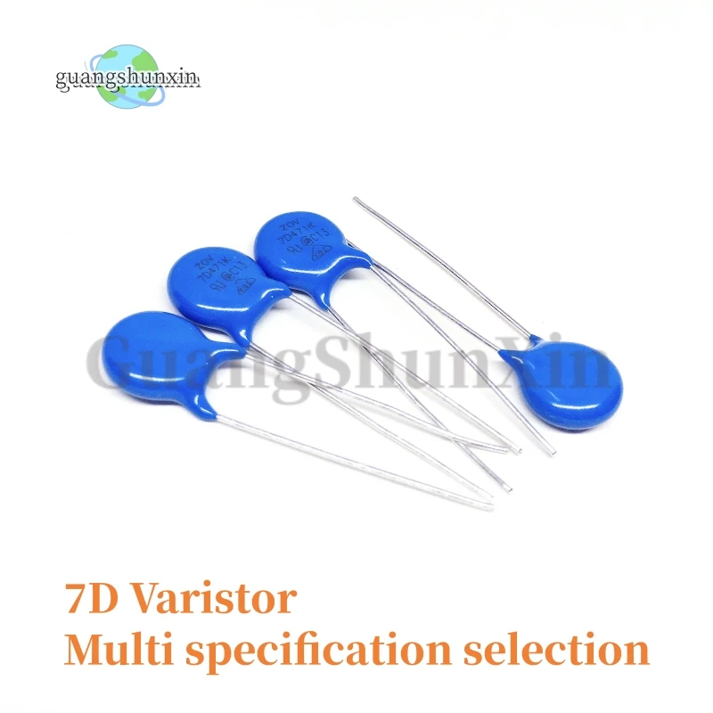 20PCS Varistor Resistor 7D221K 7D561K 7D271K 7D471K 7D331K 7D391K 7D241K 7D680K 7D470K 7D560K 7D180K 7D330K 7D821K piezoresistor