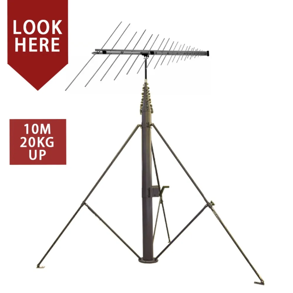 

Hot Sale 3 to 30m Telescopic Mast for Lightning Camera Lighting