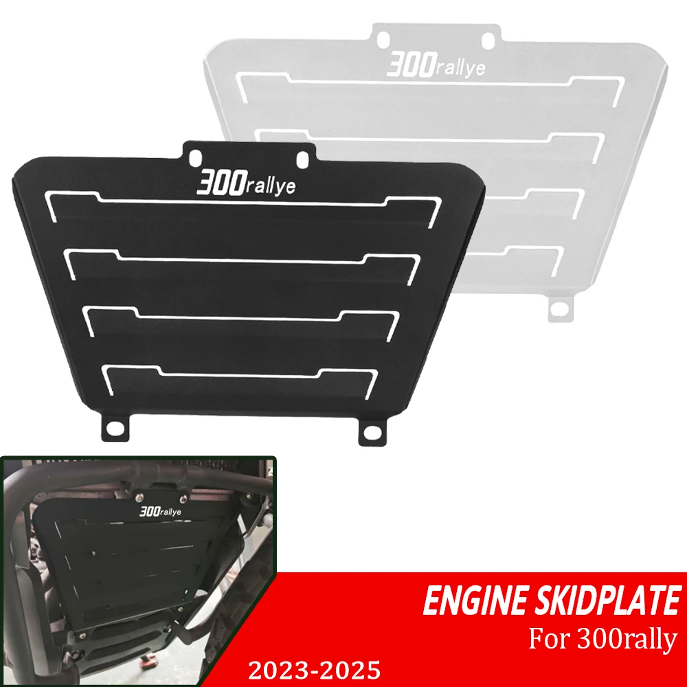 For Loncin VOGE 300 Rally 300GY RALLY300 pro 300Rally 2023-2026 Engine Guard Protector Crap Flap Radiator Protection Accessories