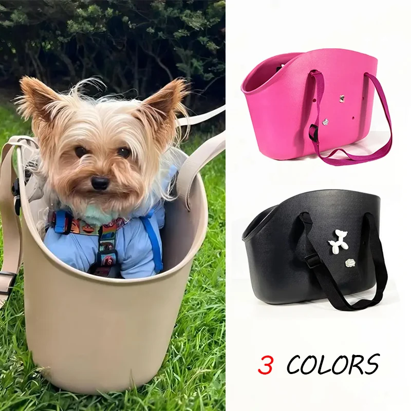 Waterproof Inner Lining Zipper Pocket Bag, Pet EVA Handbag, Pussy, Yorkshire, Small Dog, Cat, Newest