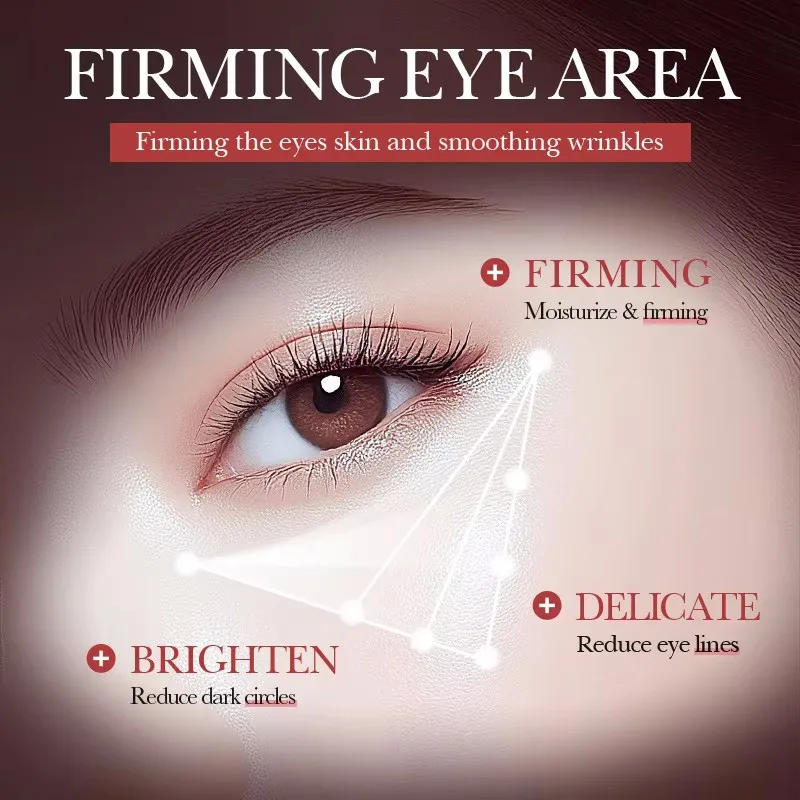 إزالة التجاعيد الفورية كريم عين الكولاجين إزالة الخطوط الدقيقة أكياس العين مكافحة الهالات السوداء الانتفاخ ترطيب ثبات العناية بالعين #4