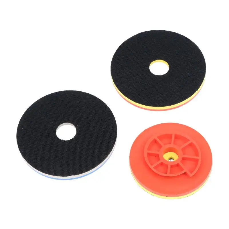 Snail Lock Snap Foam Back-up Pad With Plastic Base For Connection Of Angle Grinder And Polishing Pad With Snail Lock view 4
