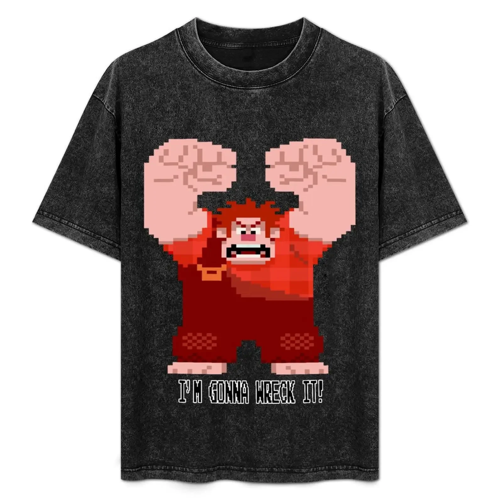 

Wreck-It Ralph - Gonna Wreck It! T-Shirt Basic Casual Short Sleeve Cotton Shirt