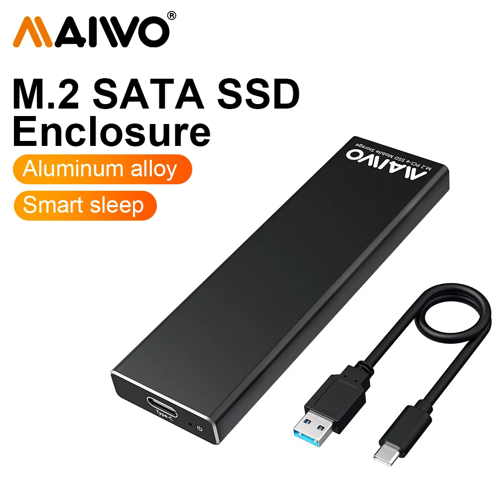 

Внешний конвертер MAIWO M.2 SATA SSD в USB 3,0, адаптер, корпус твердотельного SSD, внешний корпус, устройство для компьютера