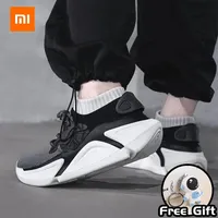 XIAOMI Freetie Trendy Men's Casual Dad Shoes with Thick Soles Breathable and Non Slip Soles That Will Not Come Off Comfort