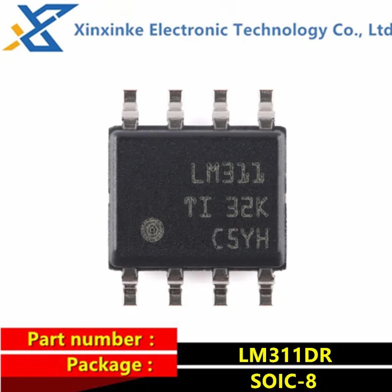 20PCS LM311DR SOIC-8 LM311 Analog Comparators Differential w/Strob Amplifier ICs CMOS Brand New Original