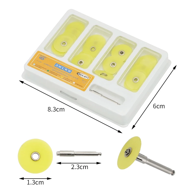 Dental Soflex Flexi Polierscheibe Composite Gross Reduction Contouring Finishing Wheel RA Shank Mandrel Verbrauchsmaterialien – Detail 13