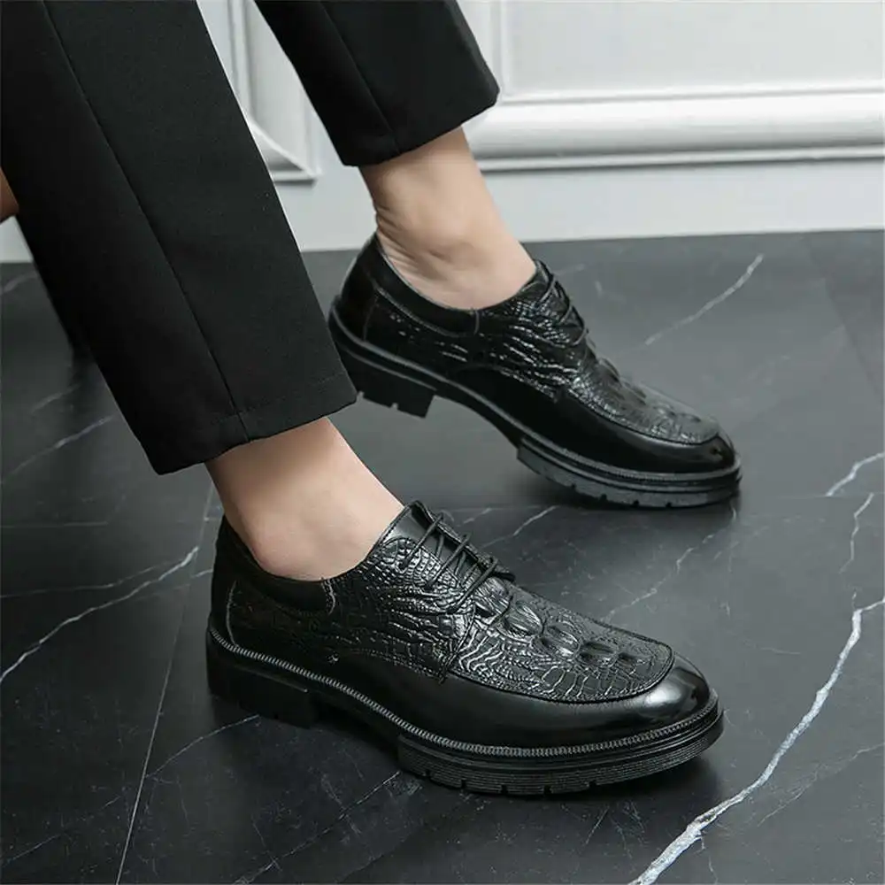 Zapatillas deportivas amarillas con cordones y plataforma para hombre, estilo Mary Jane, calzado plano de alta gama para deporte y uso diario, modelo especial de ajuste ancho.
