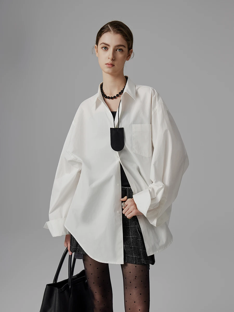 

Женская длинная одежда свободного кроя Marryher Spring 2025, длинная бархатная одежда с двойным зубцом 00 швов BF Sle, белая повседневная одежда