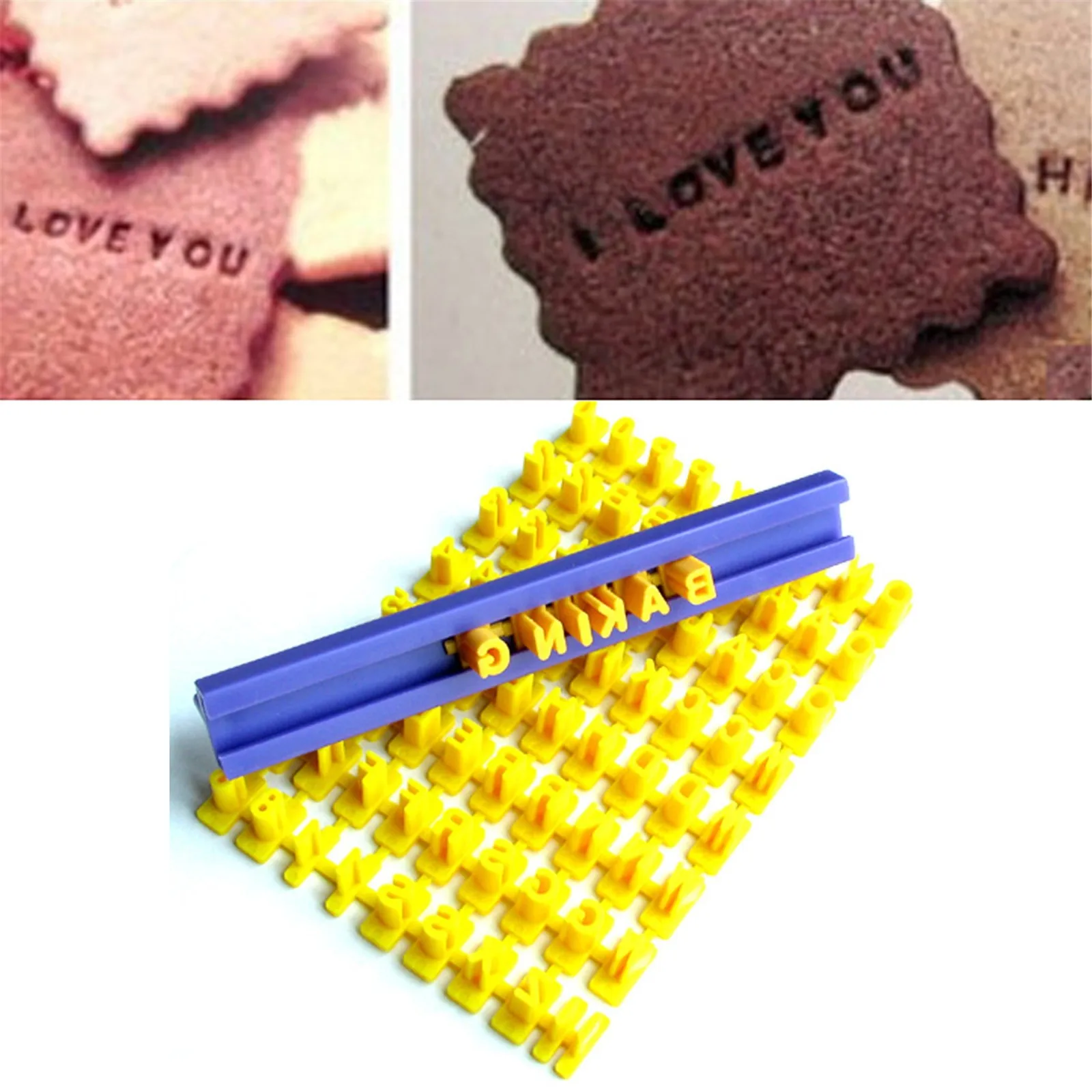 Cookie Moulds Includes Letters Numbers To Create Customizable Messages When Baking Cookies Fudge And Cakes Lollipop Metal