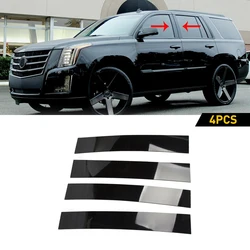 For Cadillac Escalade 2007 2008 2009 2010 2012 2013 2014 Mirror Window Pillar Posts Set Cover Door Trim Stickers Car Accessories