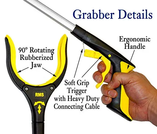 2018 best sale cheap ningbo Grabber Reacher Rotating Gripper Mobility Aid Reaching Tool magnetic garden helping hand