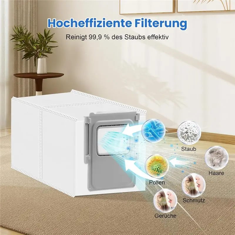 B06B-Vacuum Cleaner Bags For DJI Romo A/Romo S/Romo P Vacuum Cleaner, Large Capacity Non-Woven Fabric Vacuum Cleaner Bags