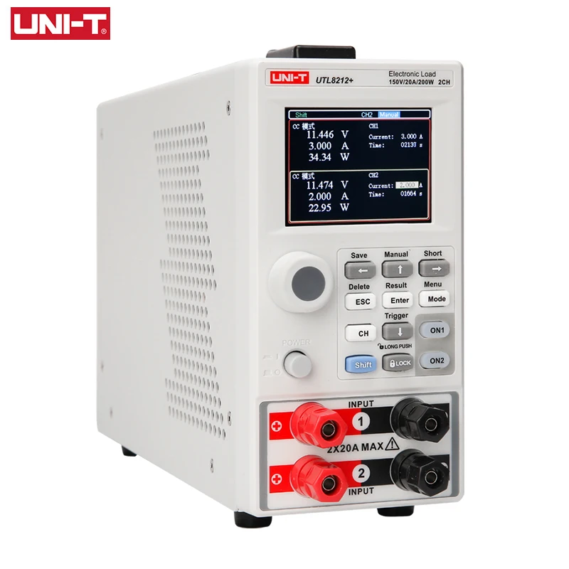 Imagem -03 - Uni-t-programável Digital dc Battery Tester Load Meter Carga Eletrônica Meter Power Supply Test Utl8211 Mais Utl8212 Mais 150v 20a 400w