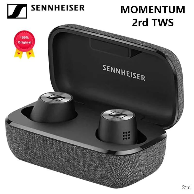 Original Sennheiser Momentum 2rd True Wireless Bluetooth Earphones In-Ear Stereo Noise Reduction Sports Earphones