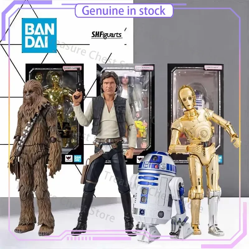 Bandai S.H.Figuarts Han Solo Classic Ver. 15cm Movable Figure PVC ABS for Star Wars A New Hope Movie Hobby Collectible Action