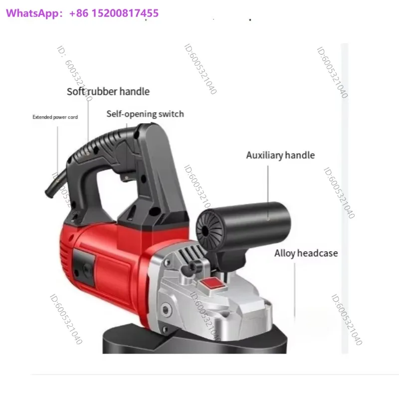 3-head Grinder Adjustable Speed Concrete Cement Floor Polishing Machine, 5580W Portable Dust Free Epoxy Floor Polishing Machine