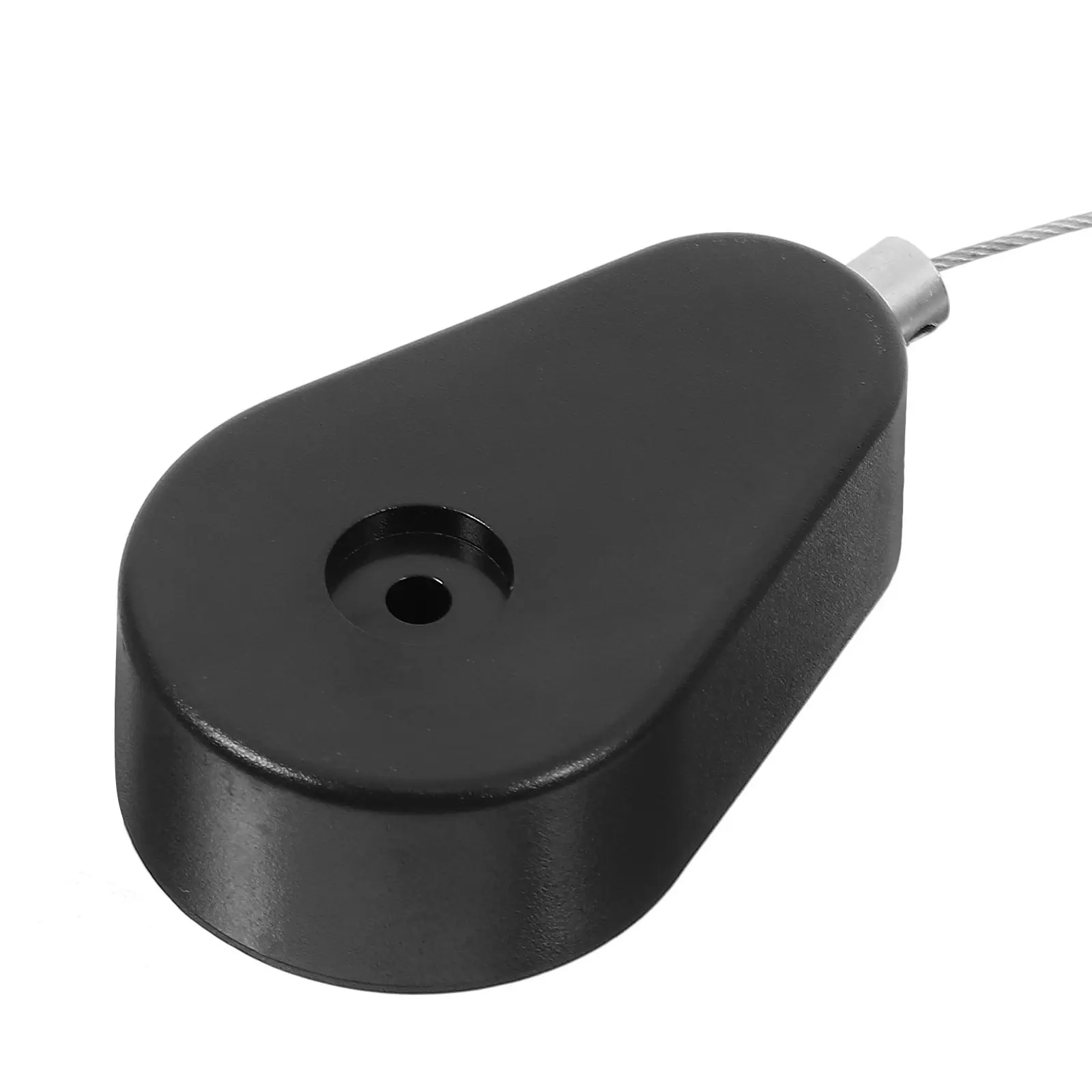 Anti Theft Retractable Cable Holder Sleek Design Steel Cord Reel with Auto Retraction for TV Remote Keys Luggage and Small