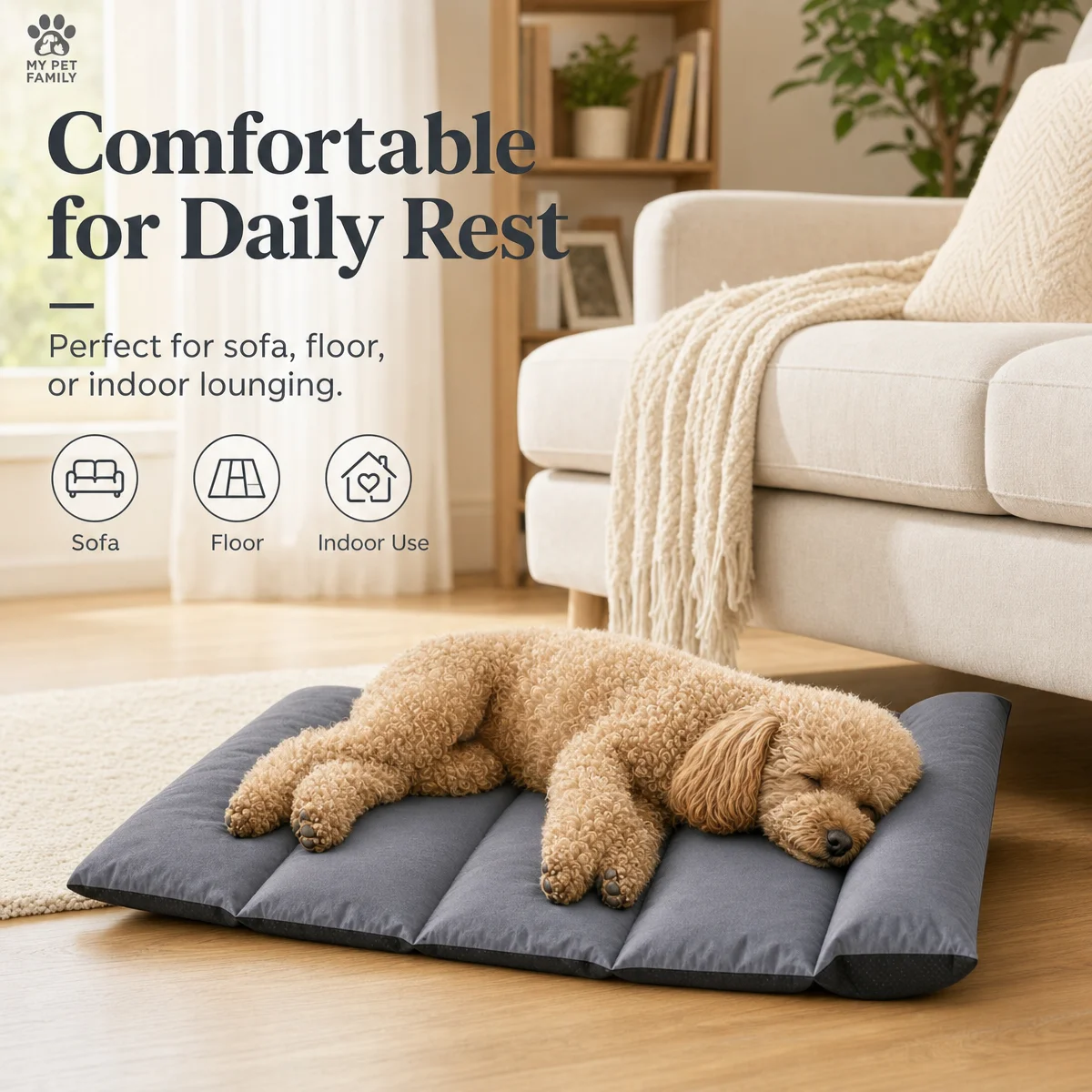 Foldable Foldable Pet Cooling Mat with Non-Slip Bottom - Portable Dog Cat Bed for Travel, Car & Home Use - Easy Clean Washable (S/M/L) - Aliexpress Deal