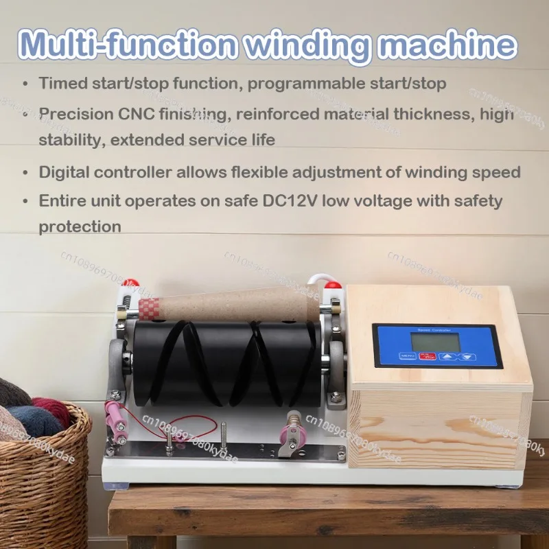 High-speed automatic single-head simplest winding machine New high-capacity simple winding machine for textile industry