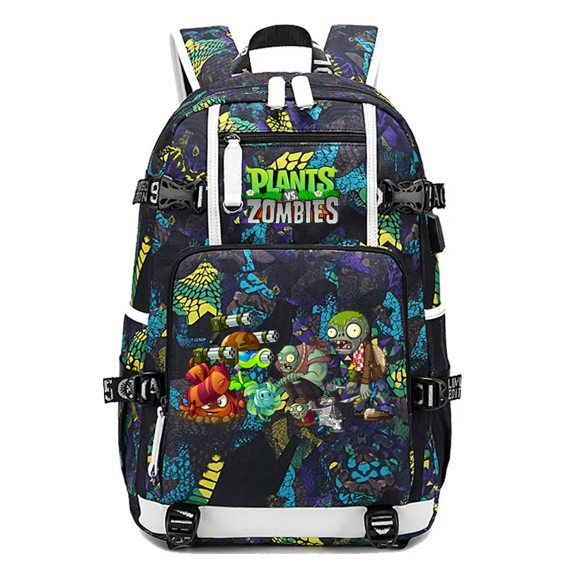 plant-vs-zombie-elementary-school-backpack-for-boys-dual-shoulder-high-school-junior-high-school-students-waterproof-soft-bag