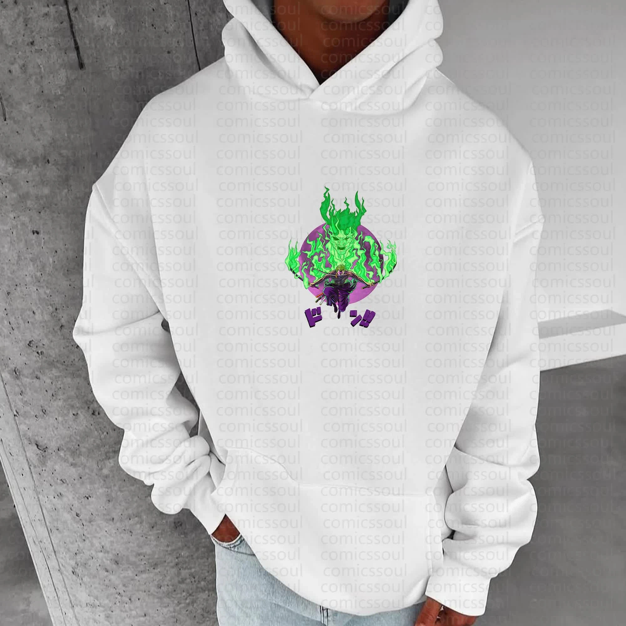 Uma peça nami hoodie das mulheres dos homens outono inverno solto casual streetwear correndo de fitness branco anime moletom com impressão laranja