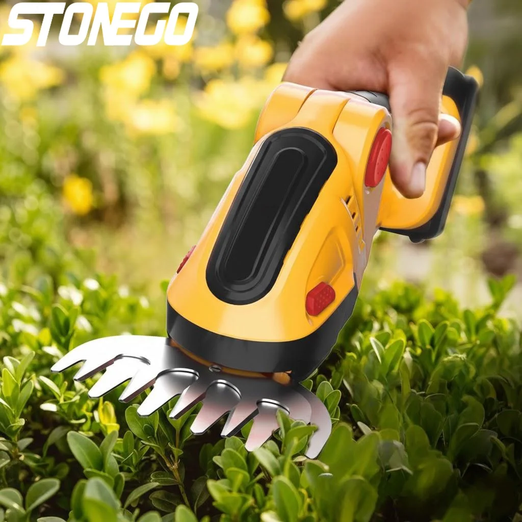 

24V Cordless 2in1 Lawn Trimmer Handheld Mower Pruning Shears Easy Shrub Maintenance Garden Tool