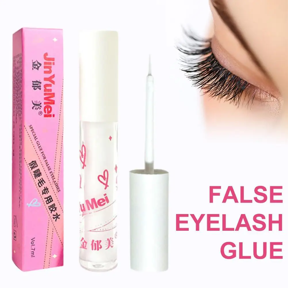 7ml 가짜 속눈썹 접착제 방수 빠른 건조 오래 지속되는 가짜 속눈썹 접착제 비자극성 투명 속눈썹 도구