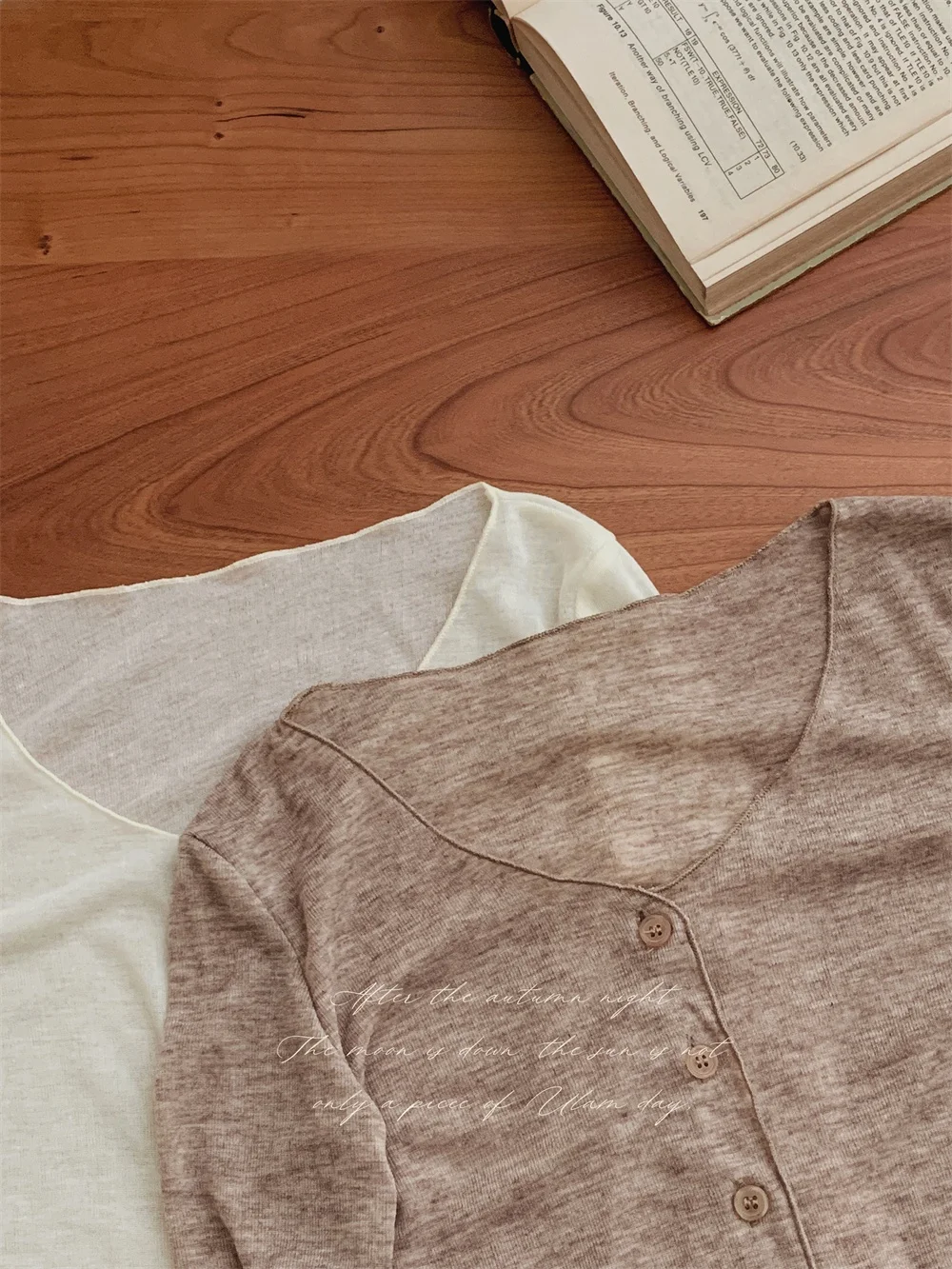 Reine Wolle Fce Thin Casual Basic Sle Wave Strickpullover Bequeme offene Strickjacke Long Sve V Ne Regular...