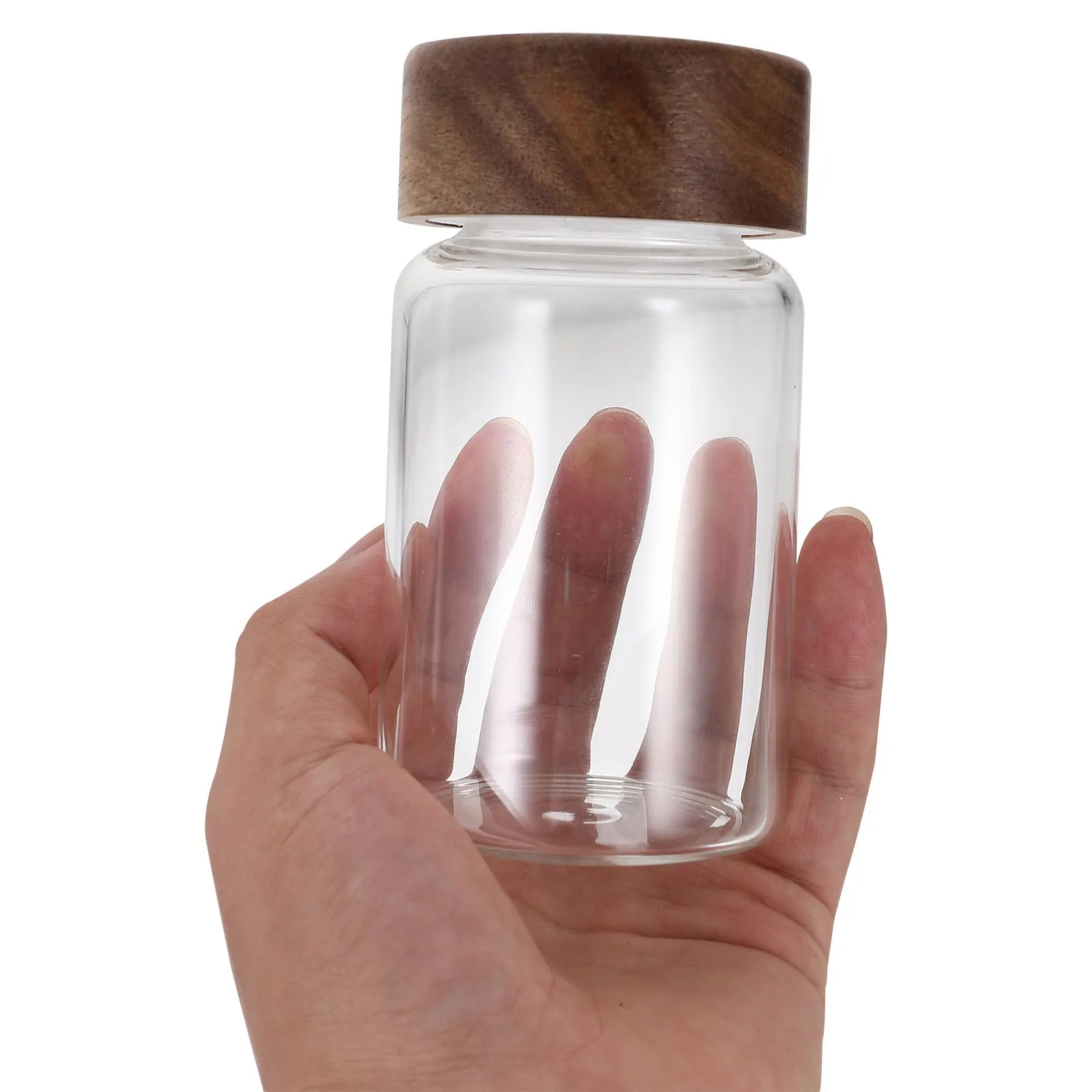 

Glass Storage Jar Clear Airtight Food Container For Coffee Beans Tea Spices Kitchen Pantry Bpa Free Silicone Seal Wide