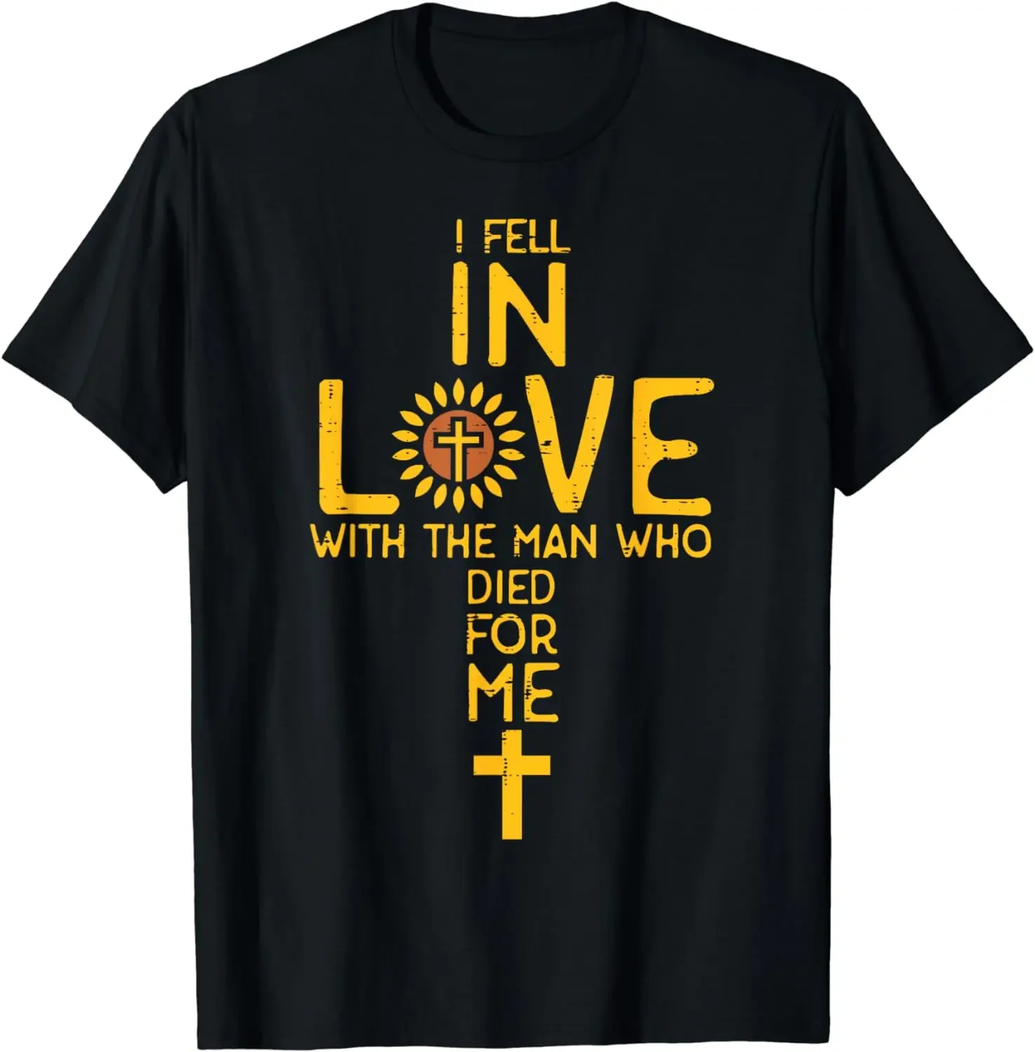 In Love with The Man Who Died for Me Christian Men Women T-Shirt Funny T Shirt  Graphic T Shirts Harajuku Streetwear 100% Cotton