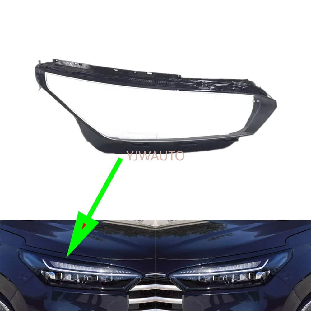 For Chery Tiggo 9 Exeed VX 2021 2022 2023 2024 Headlamp Cover Car Headlight Lens Glass Replacement Front Lampshade Auto Shell