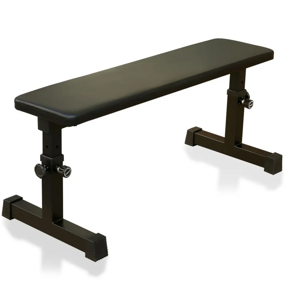 Dreamzon THE Flat Weight Bench for Strength Training W/ 5-Level Adjustable Height