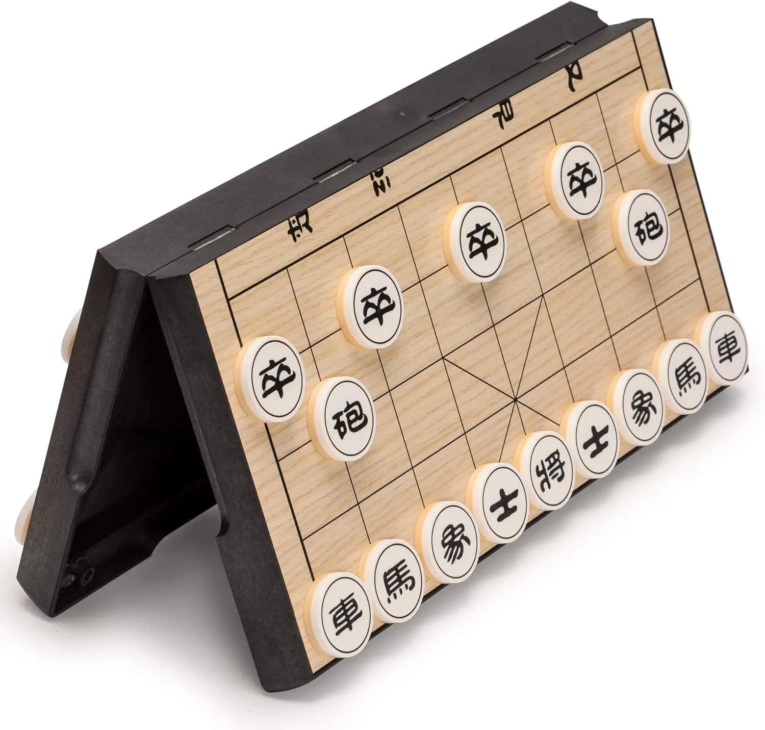مجموعة ألعاب الشطرنج الصينية (Xiangqi) المغناطيسية (12.2 بوصة) - مجموعة ألعاب لوحية مدمجة قابلة للطي #5