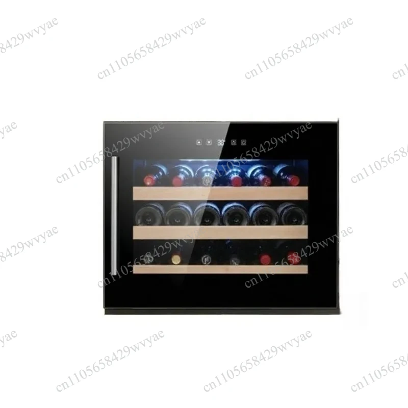 2026 New Built-in Wine Cooler, 18 Bottles Compressor Refrigerator Under Cabinet Wine Fridge Chiller