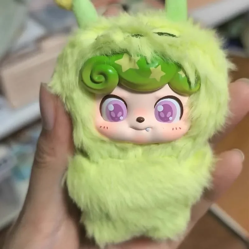 Genuine Q.Kid Blind Box Wave Club Series Cartoon Cute Mini Vinyl Doll Backpack Keychain Bag Decor Surprise Toy Collection Gift