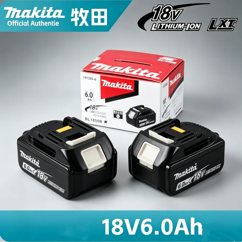

100% Genuine Makita 18V Lithium Ion Battery 6.0Ah BL1860 BL1890 For Cordless Drill Impact Wrench Power Tools