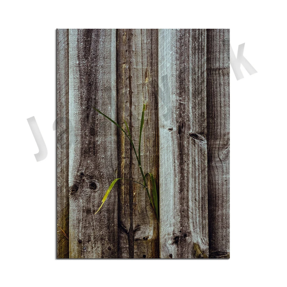Wood texture wall decor, wood grain canvas print, photo rustic decor, modern yellow wall art, poster on wooden background