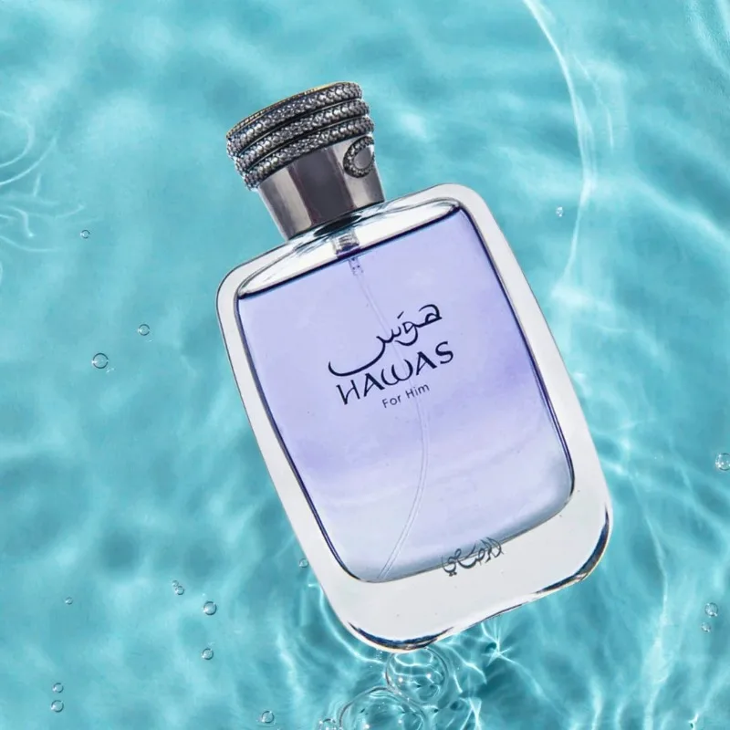 Rasasi Hawas for Him Eau de Parfum Spray 100ml عطور عربية أصلية تدوم طويلاً فيرومونات مائية عطر كولونيا مكياج