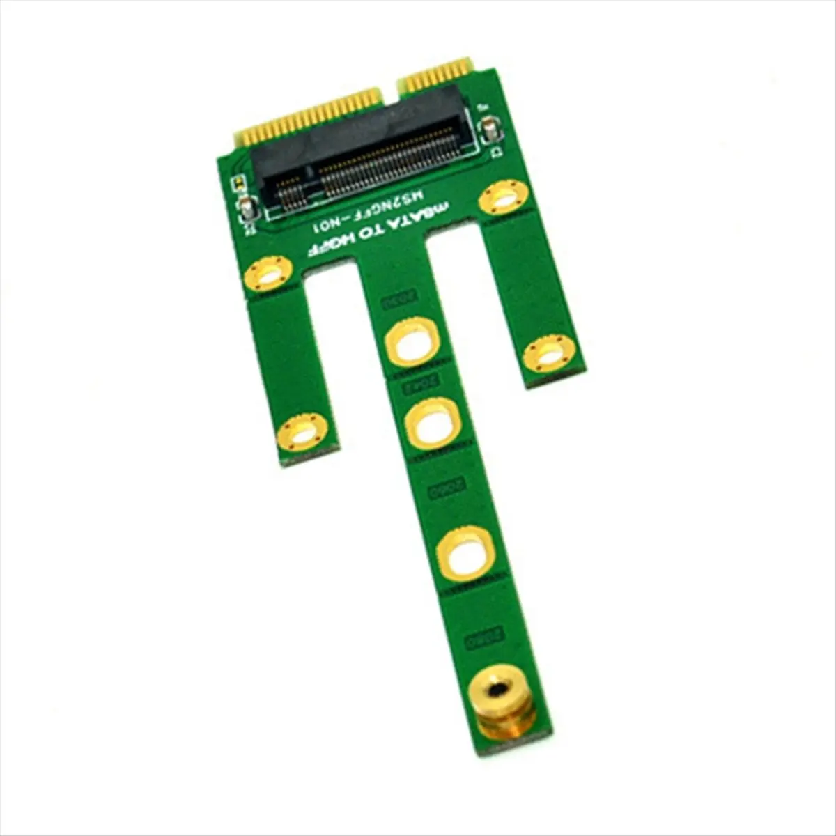 ABAN MSATA to M.2 NGFF Adapter Convert Card 6.0Gb/S NGFF M.2 SATA-Bus SSD B Key to MSATA Male Riser M.2 Adapter for M2 SSD view 3