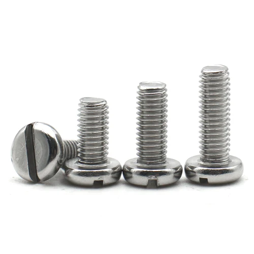 Imagen 2 del producto 5-50 Uds A2-70 304 Acero inoxidable M1.6 M2 M2.5 M3 M4 M5 M6 M8 M10 cabeza redonda ranurada columna redonda tornillo de cabeza de queso