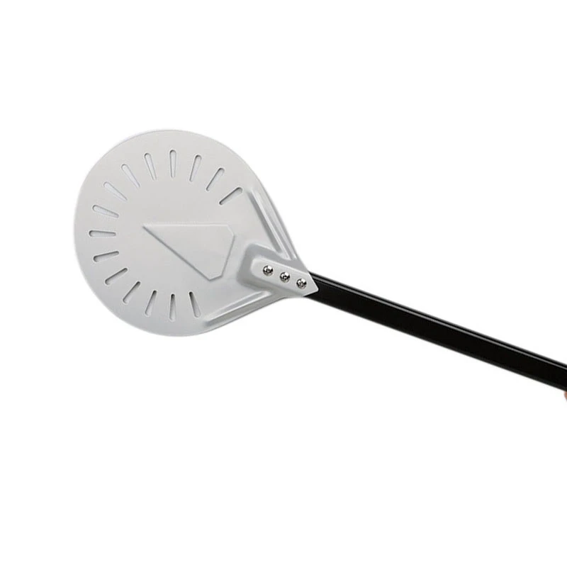 Long Handle Perforated Removable Pizza Turning Peel Pizza Shovel Aluminum Pizza Peel Paddle Peel