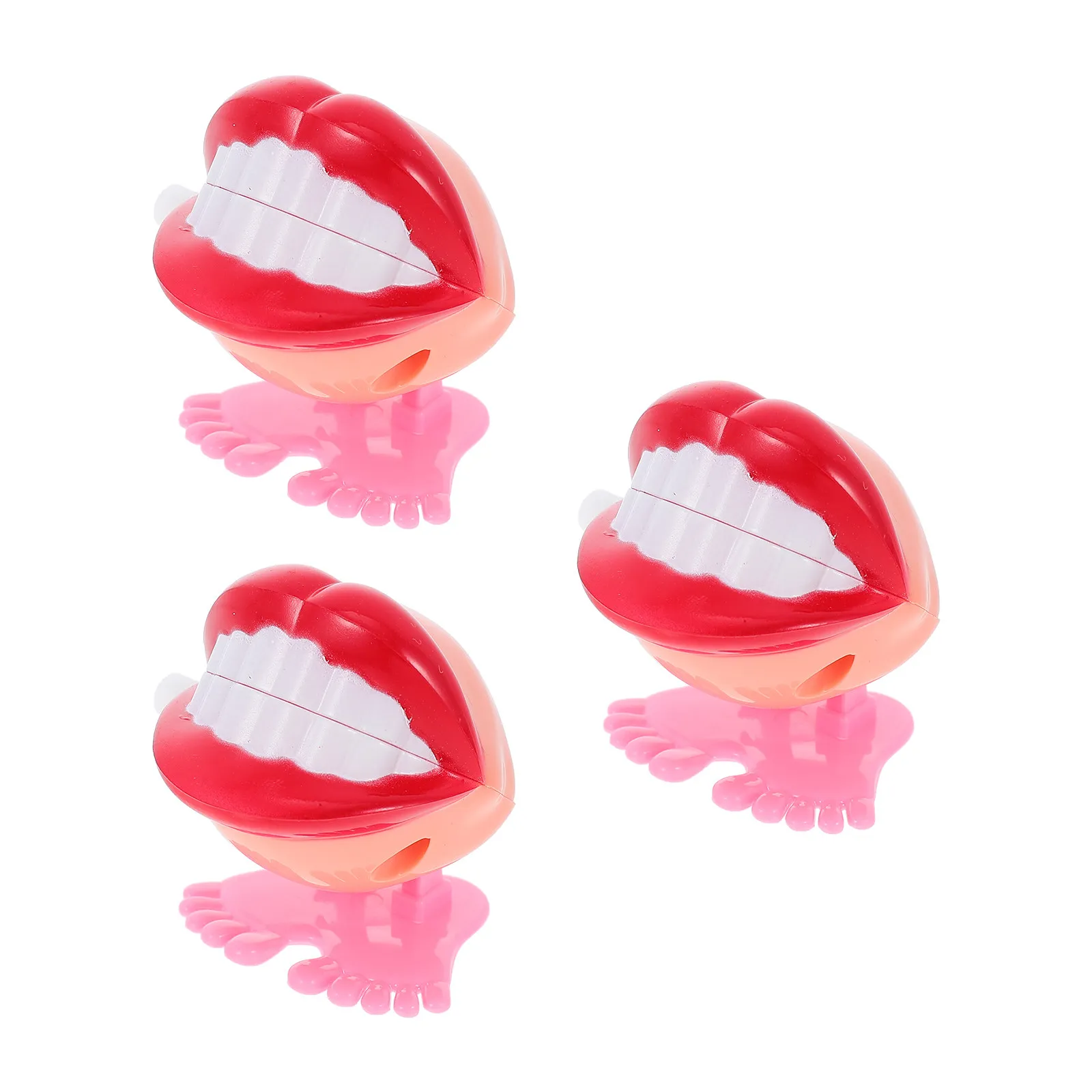 

3Pcs Creative Wind-Up Teeth Walking Clockwork Plaything Kids Educational Funny Gift for Improving Grip Intelligence Coordination