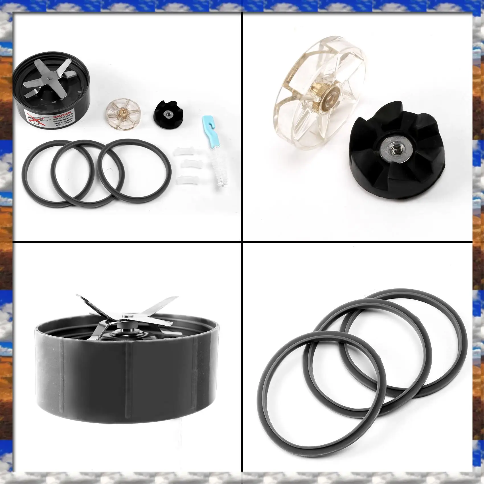 

Top Sale Juicer Replacement Parts For Nutribullet 600W 900W Extractor Blade,Rubber Sealing Gasket,Shock Pad,Motor Top Base Gear