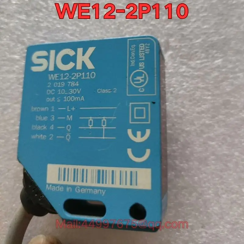 Second-hand WE12-2P110 sensor function test is normal Latest Pricing for 2026
